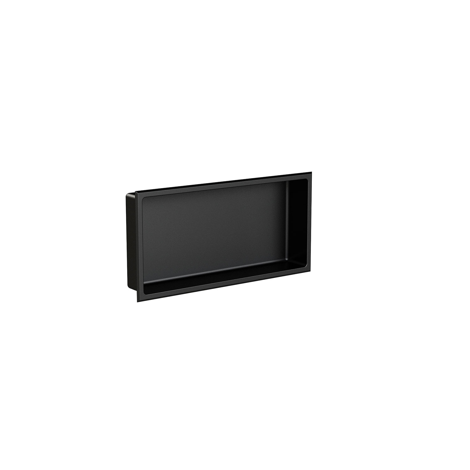 Niche 12" x 24" en inox noir mat