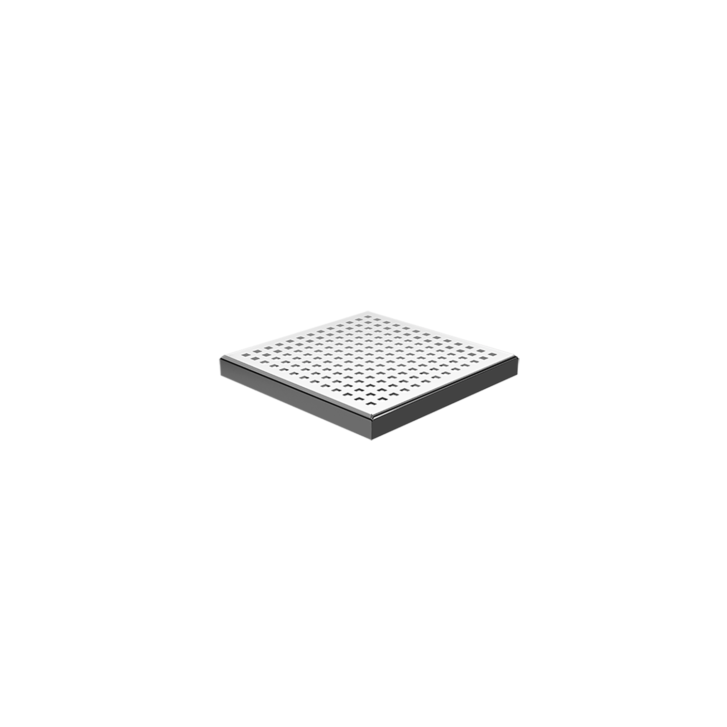 Grille carrée en inox 8" x 8" motif carré