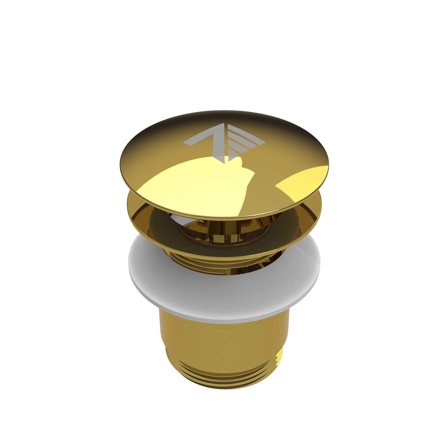 Drain de baignoire en or 24K