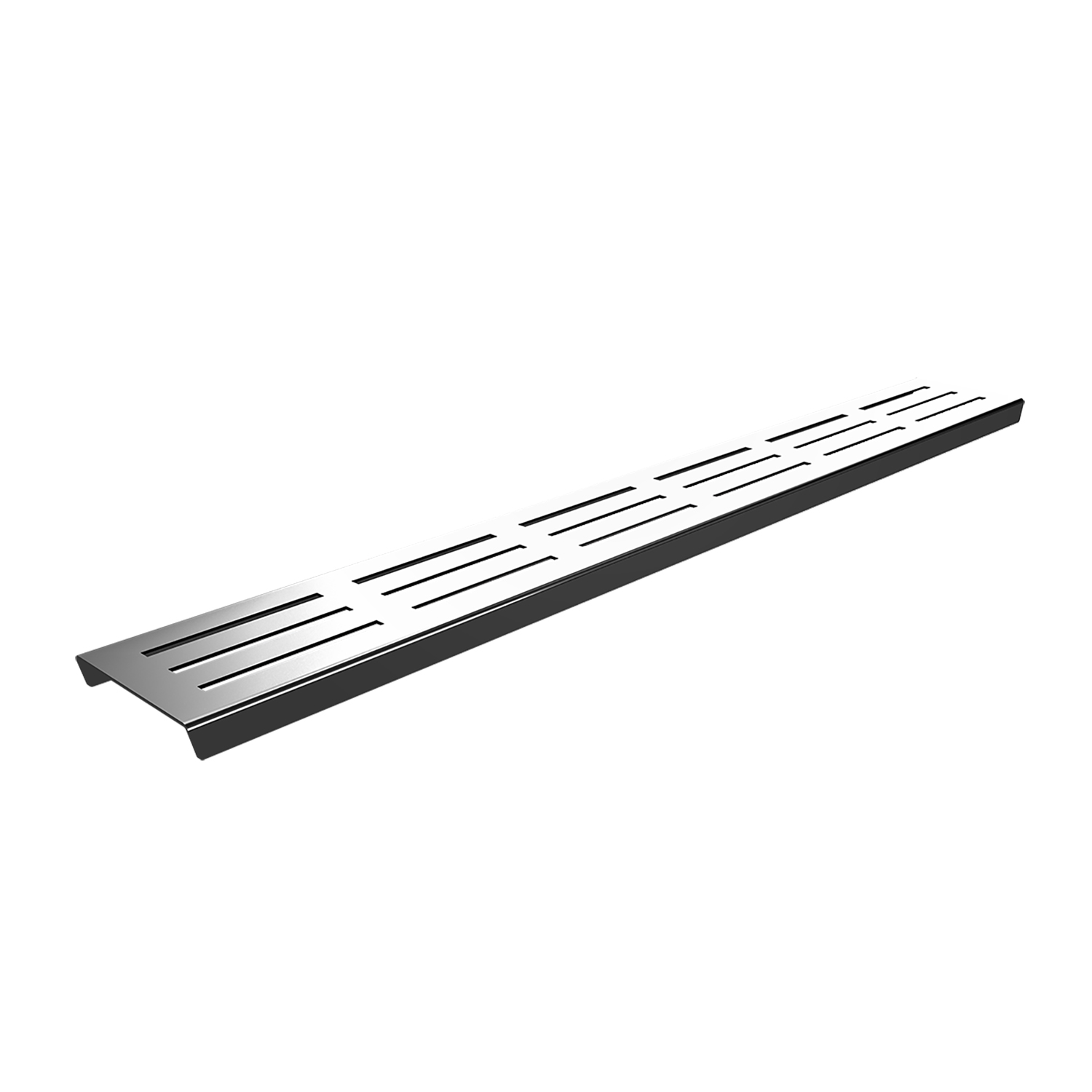 Grille linéaire en inox 60" motif rectangulaire