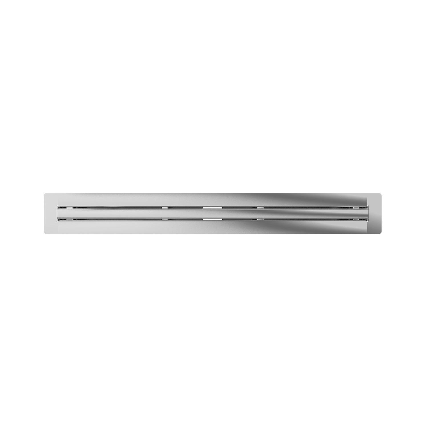 Drain minimaliste complet en inox 24"