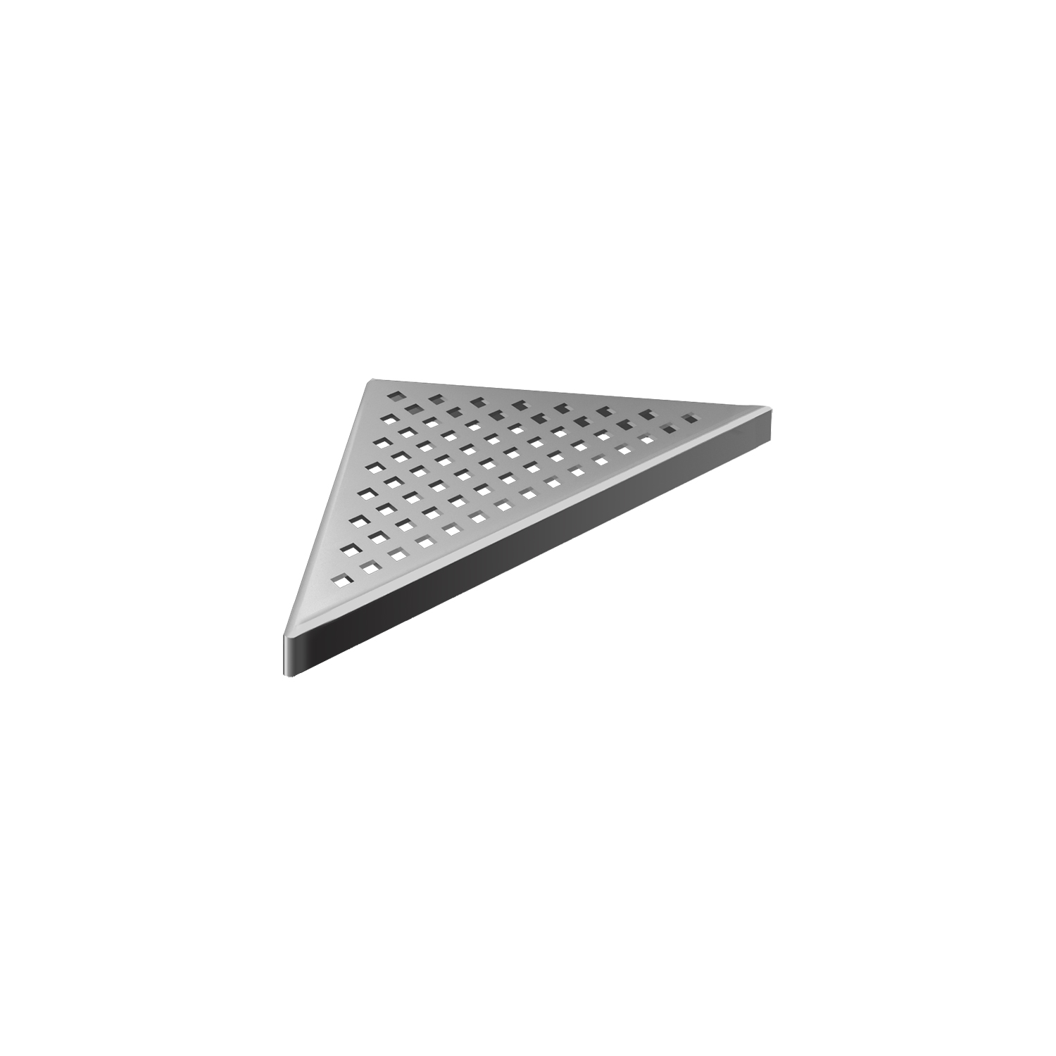 Grille inox triangle 8" x 8" motif carré