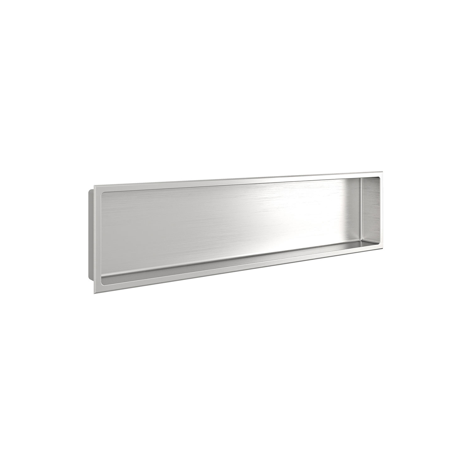 Brushed stainless steel niche 48