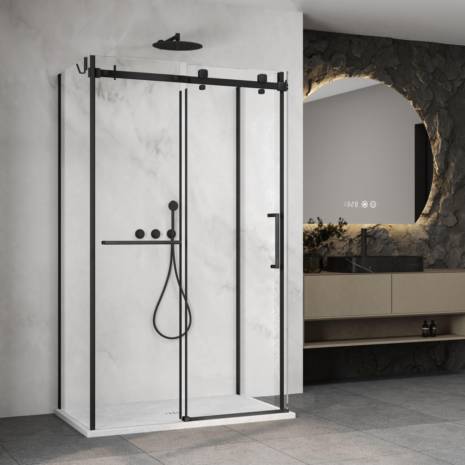 Shower door 48