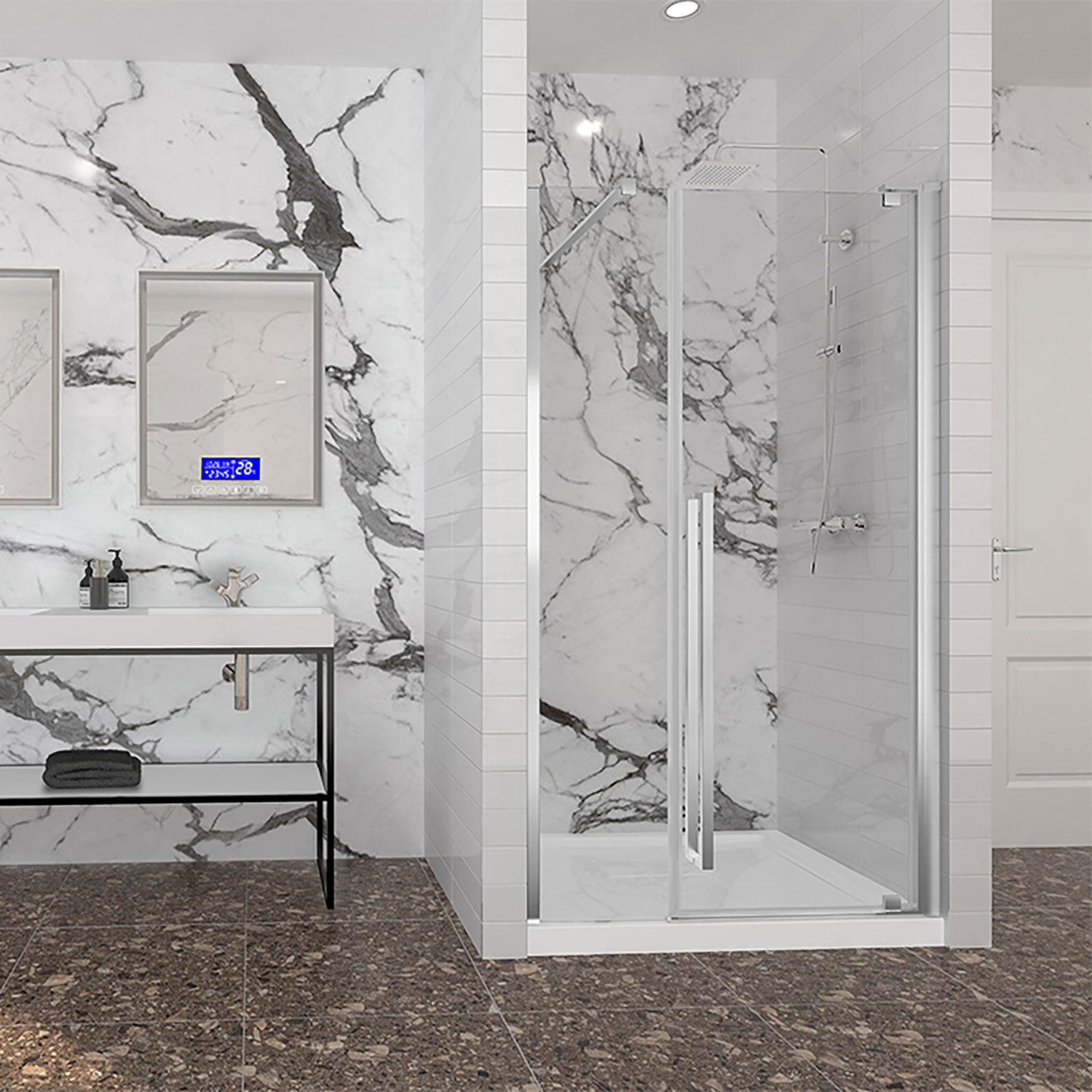 Shower door 48