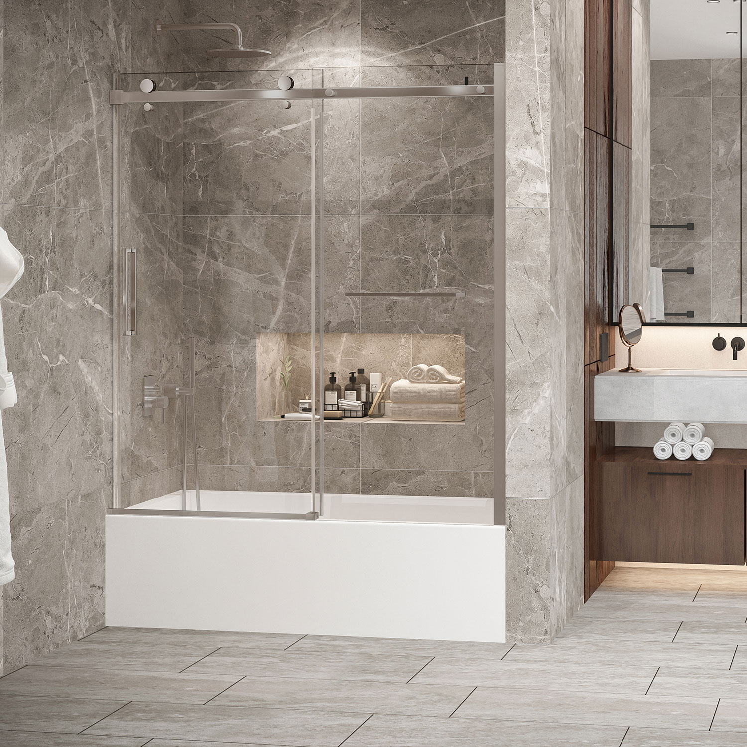 Bathtub door 60