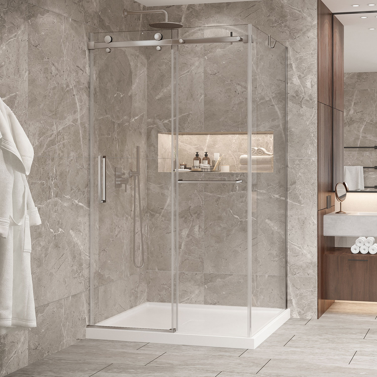 Shower door 48