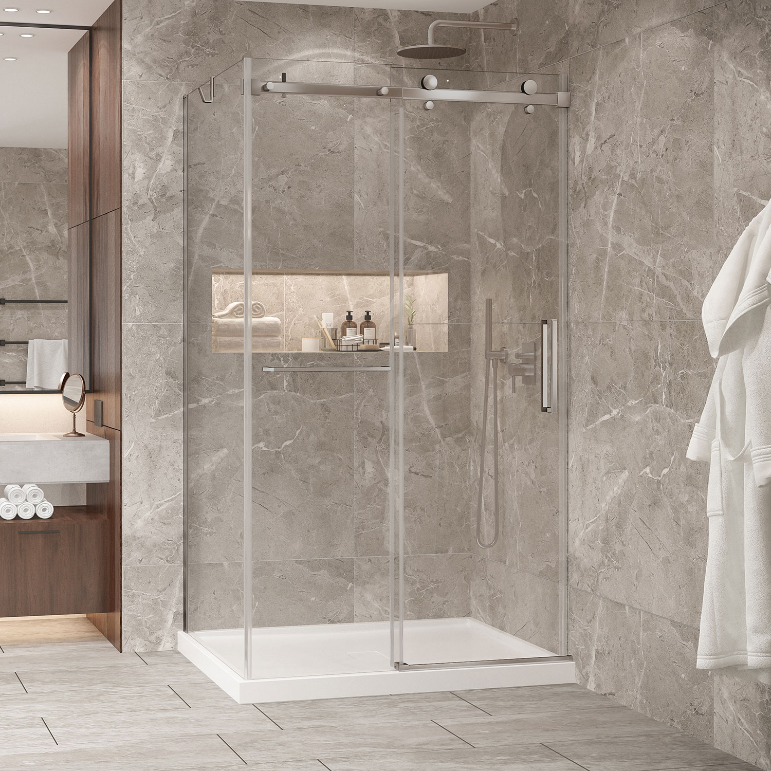 Shower door 48