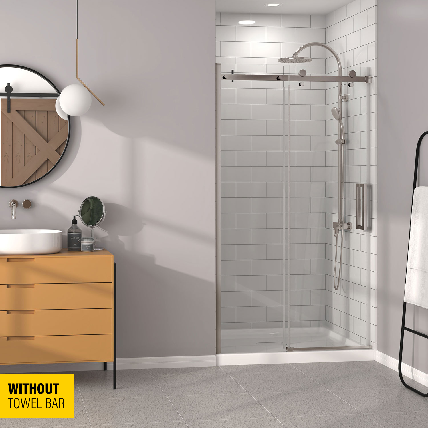 Shower door 48