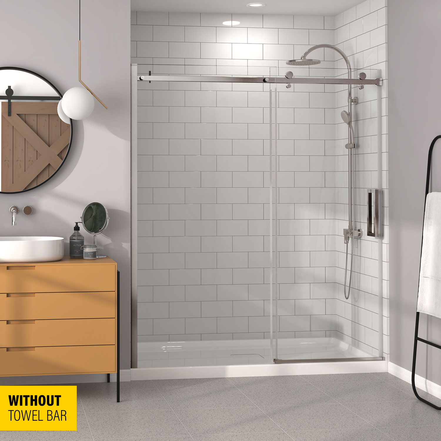 Shower door 72