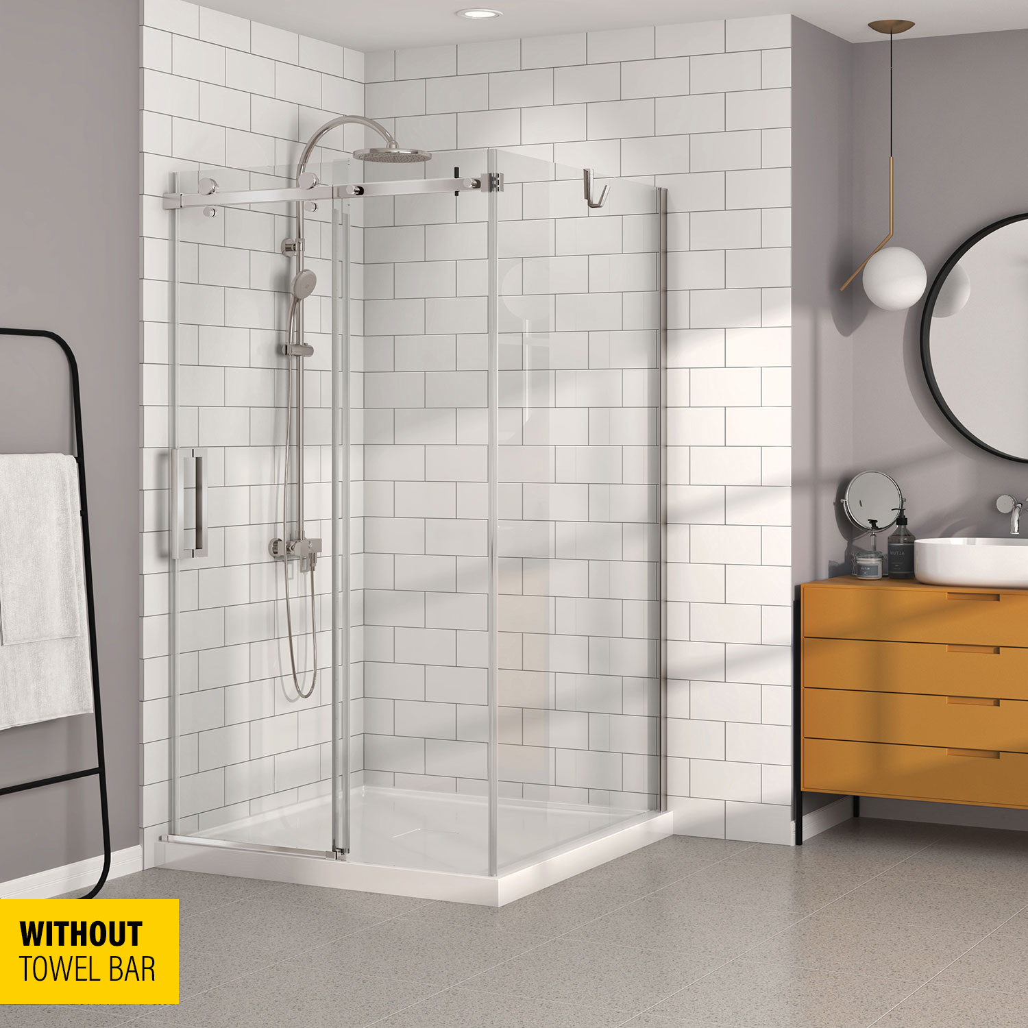Shower door 48