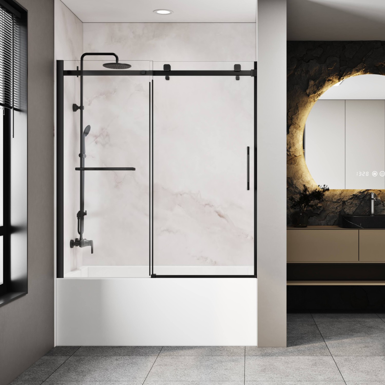 Porte de baignoire 60