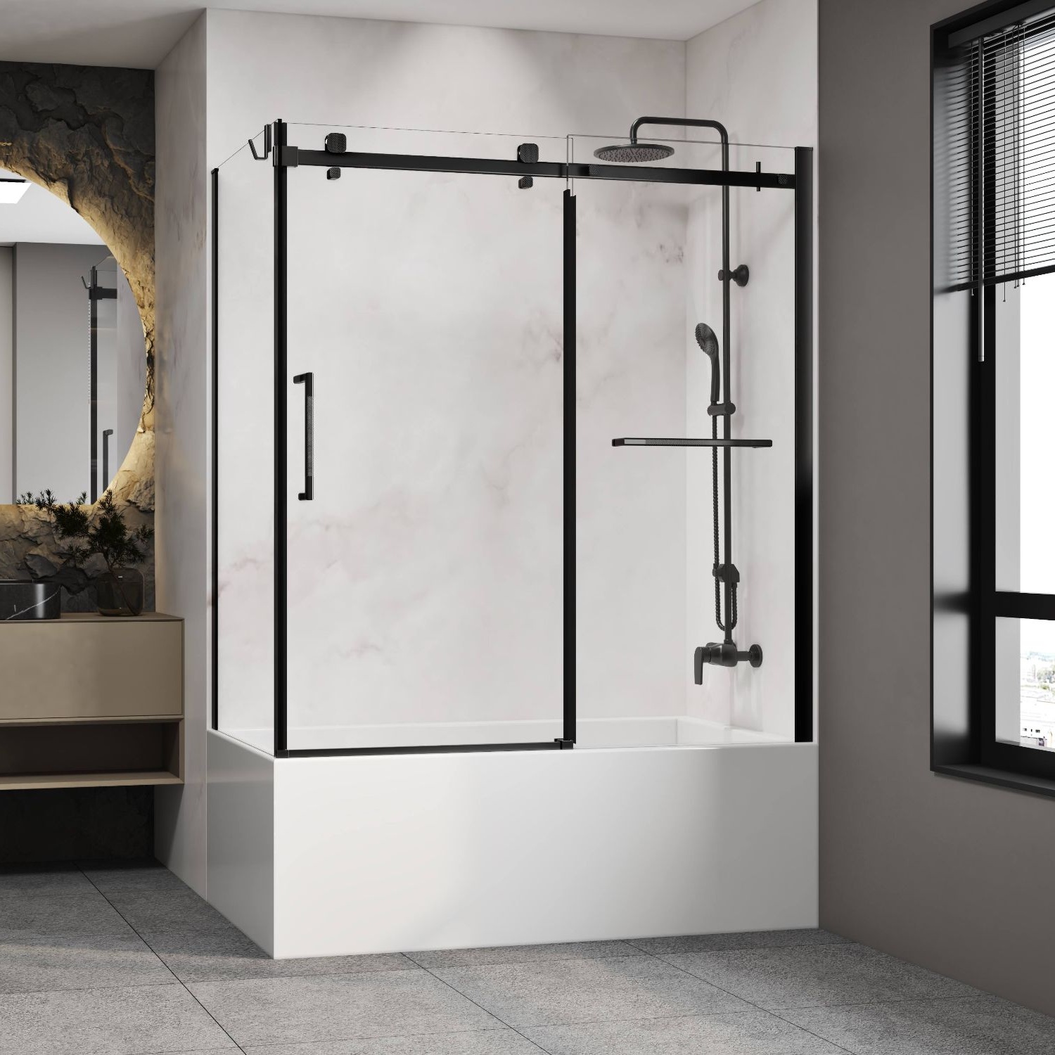 Porte de baignoire 60