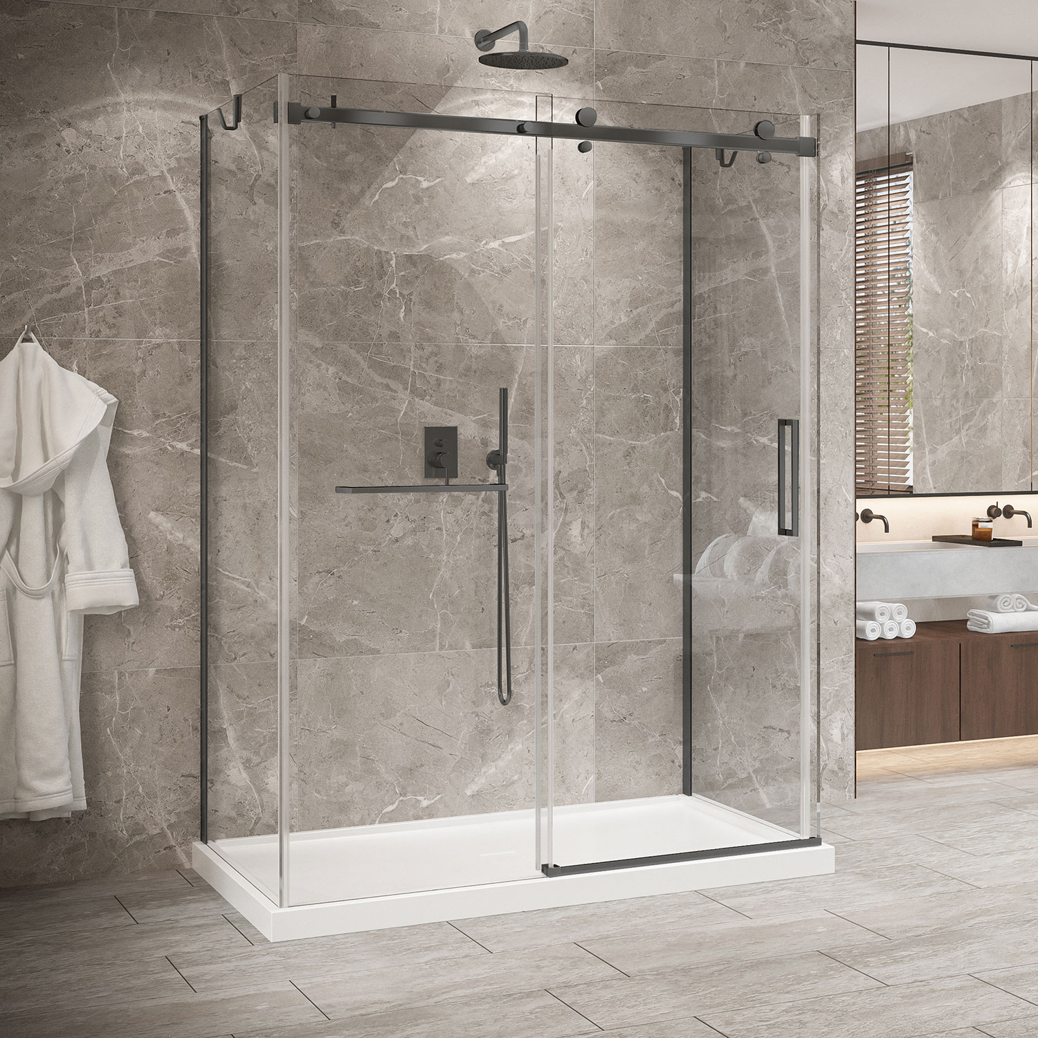 Porte de douche 60