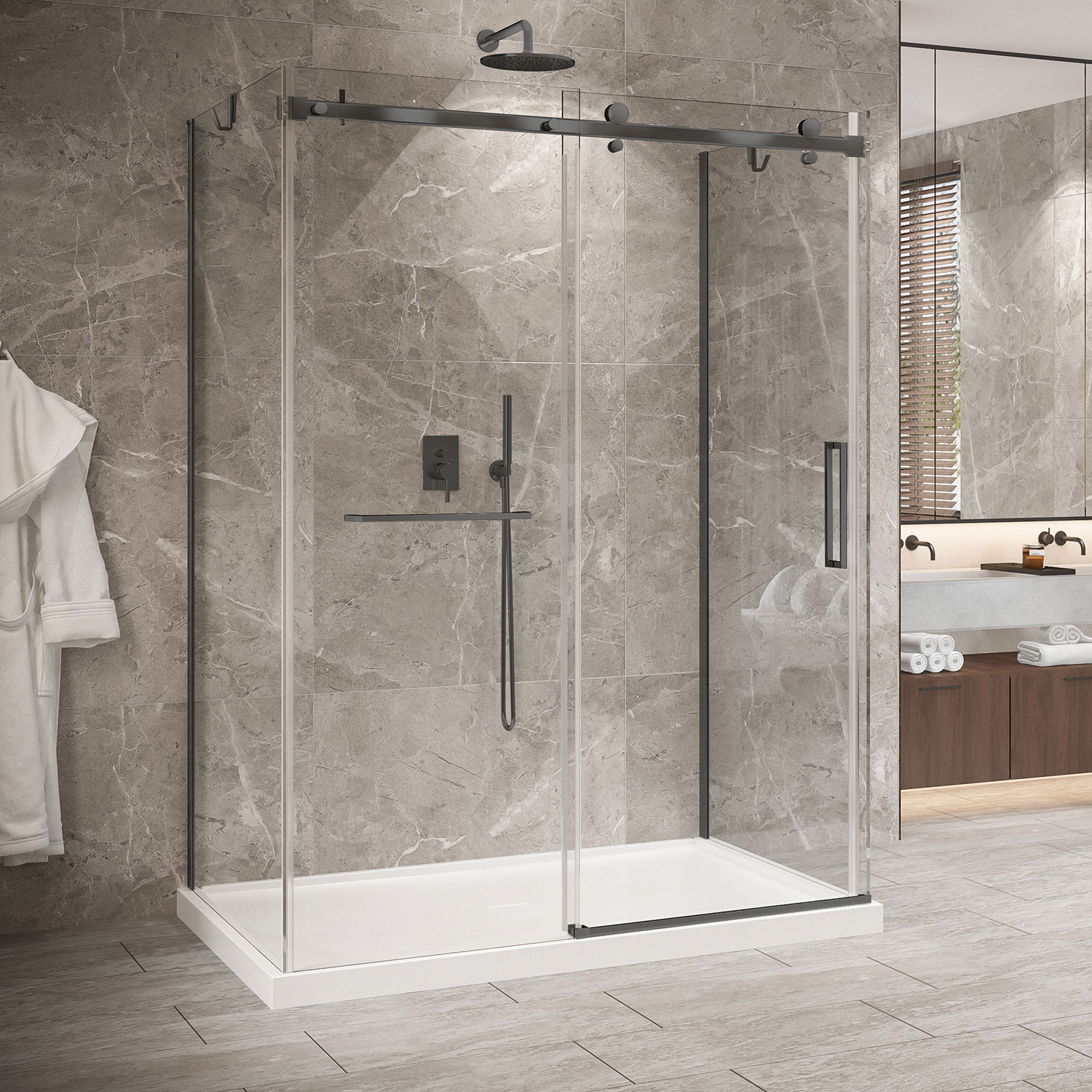 Porte de douche 60