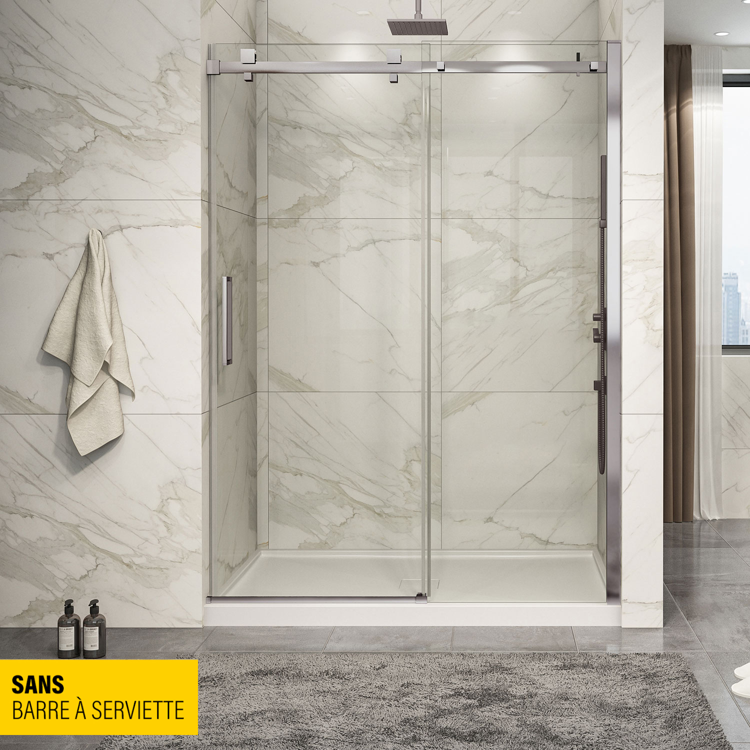 Porte de douche 60