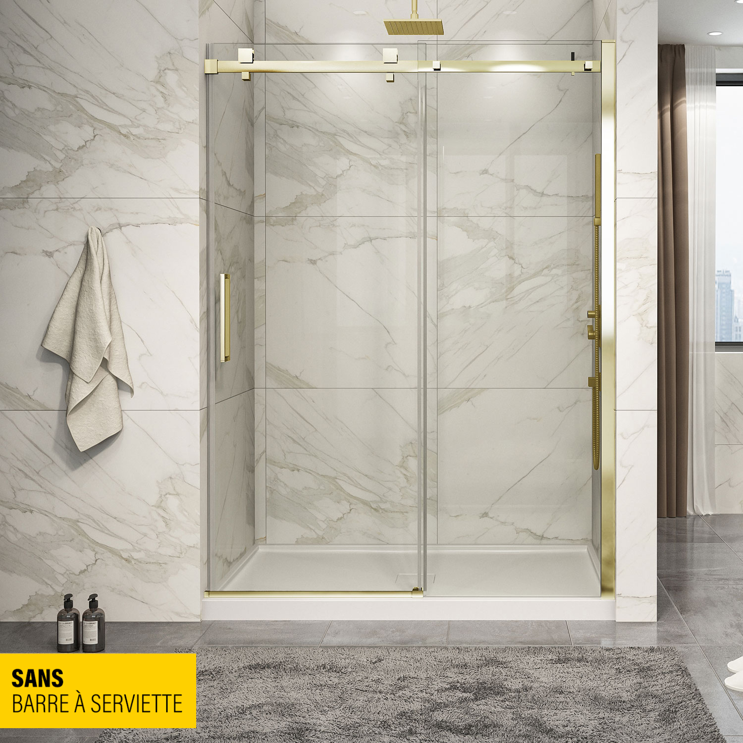 Porte de douche 60