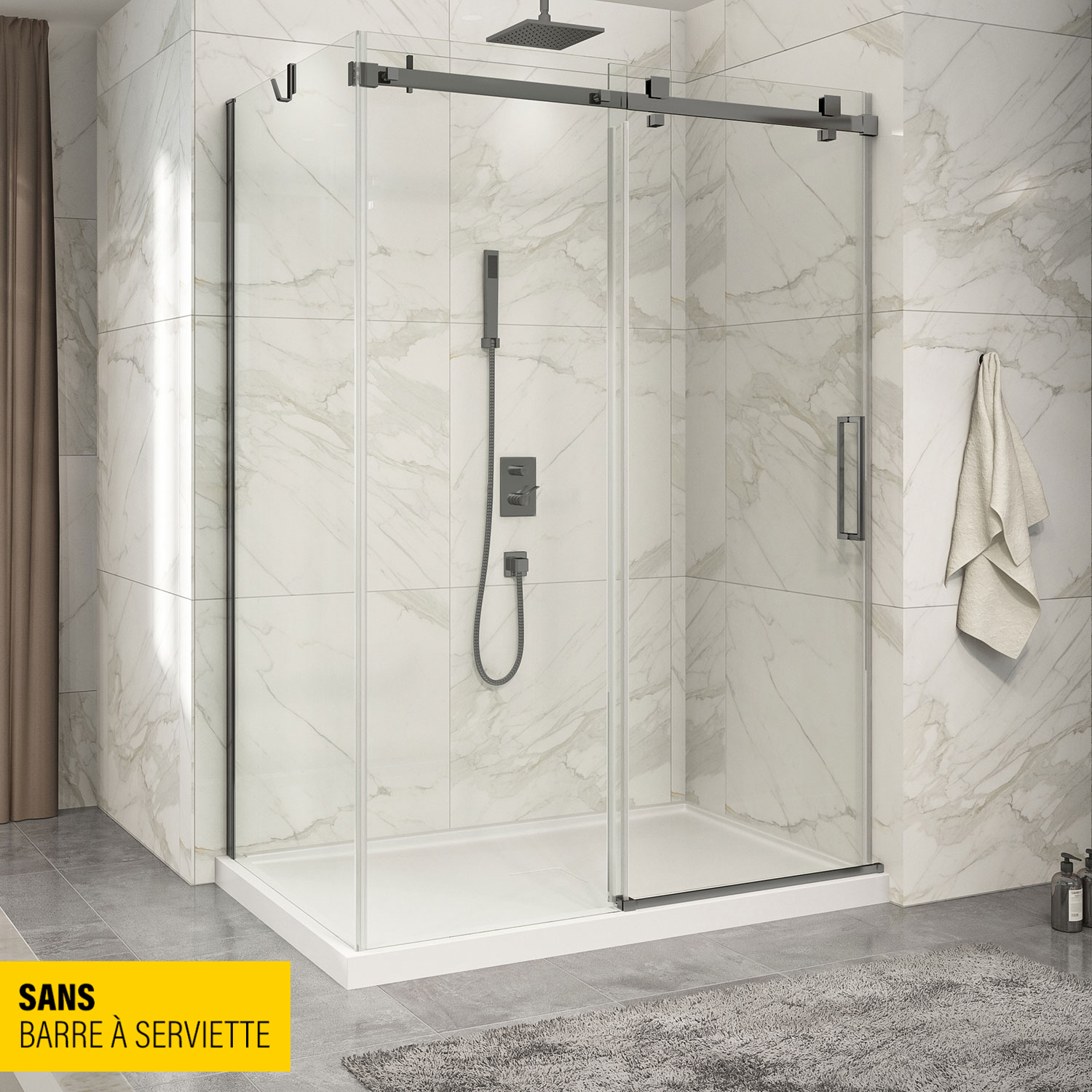 Porte de douche 60