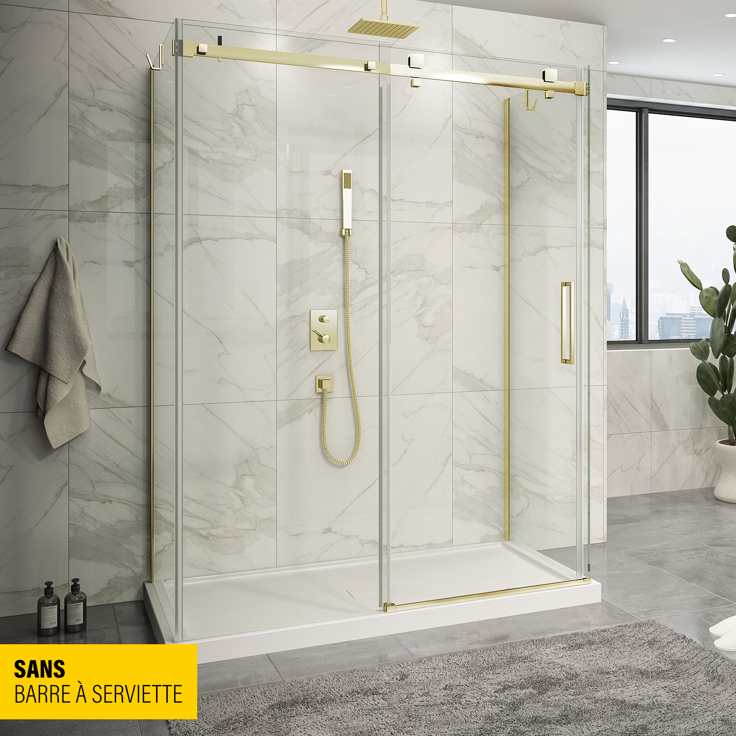 Porte de douche 60