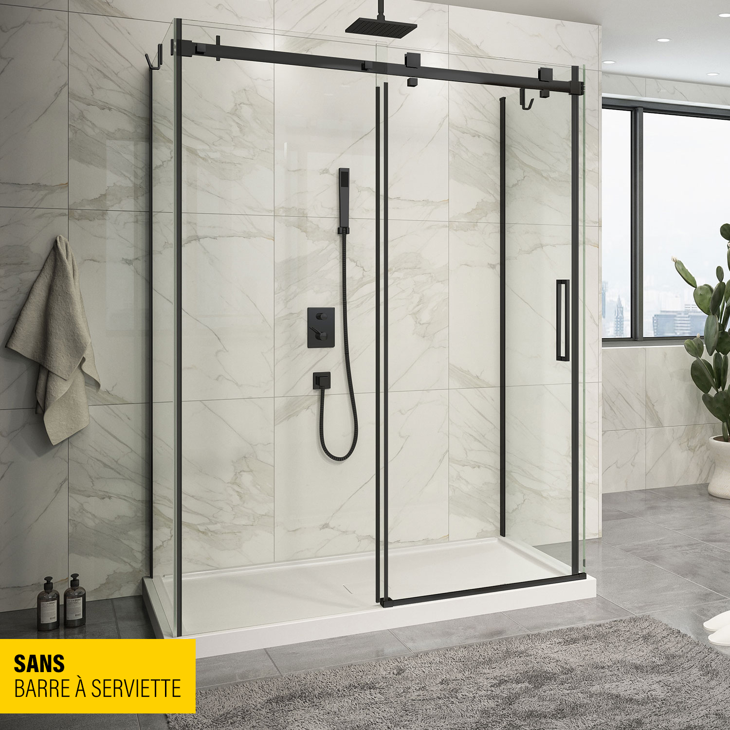 Porte de douche 60