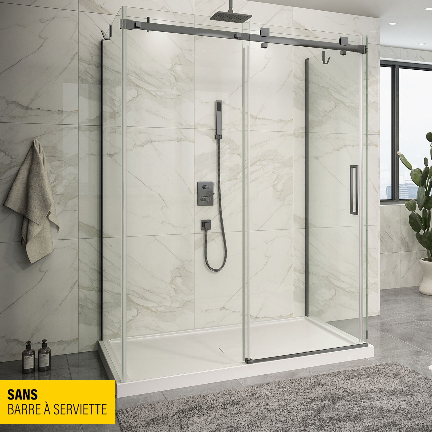 Porte de douche 60