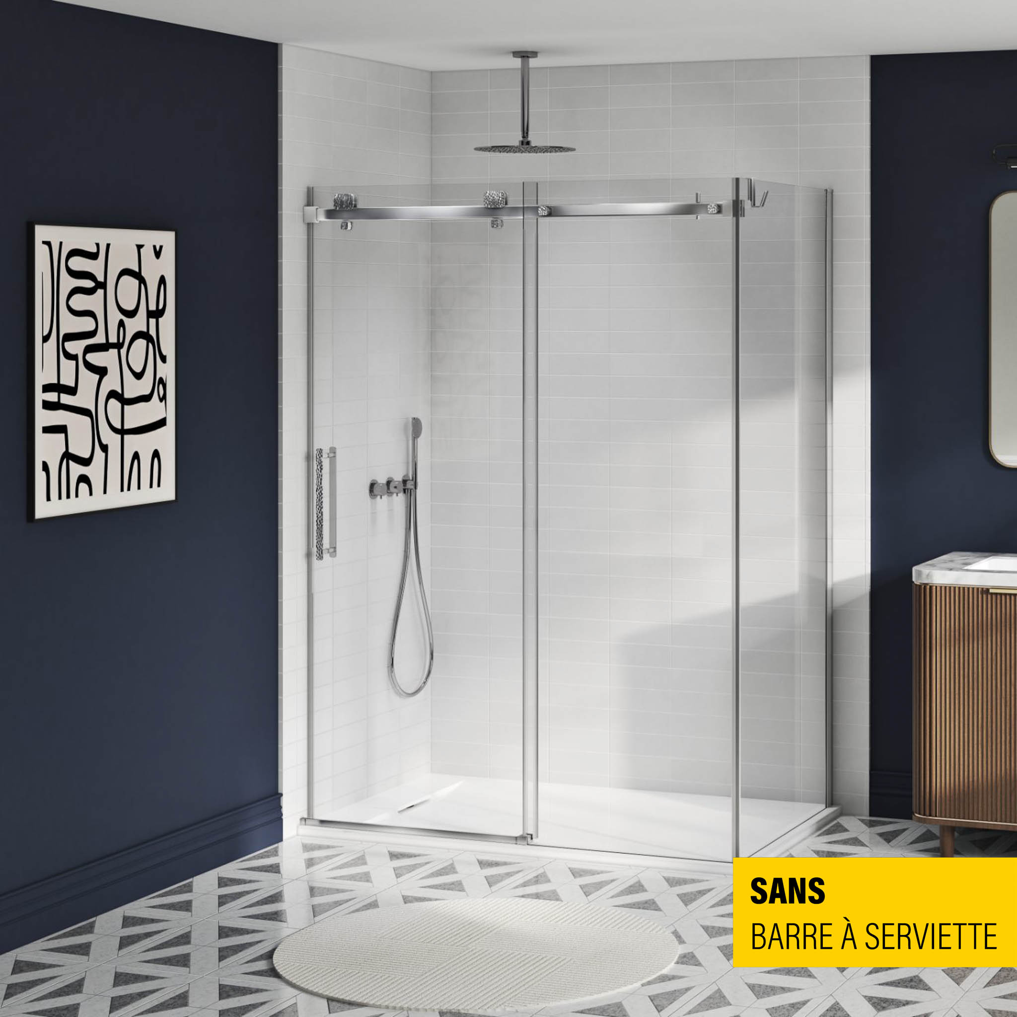 Porte de douche 60