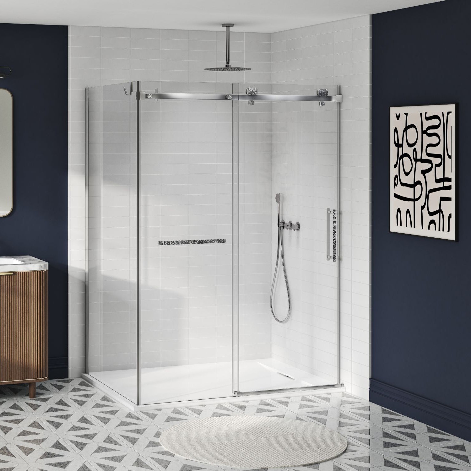 Porte de douche 60
