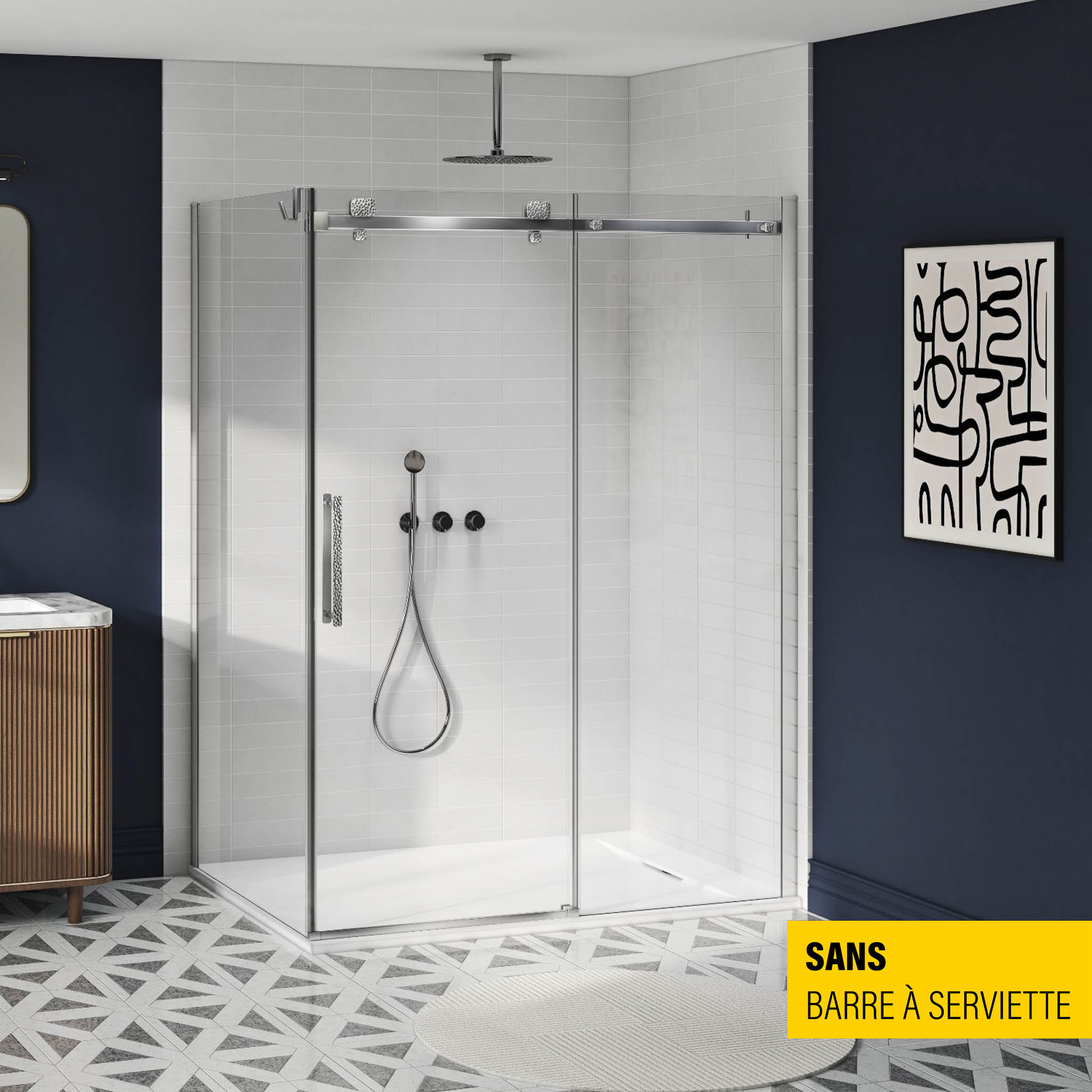 Porte de douche 60