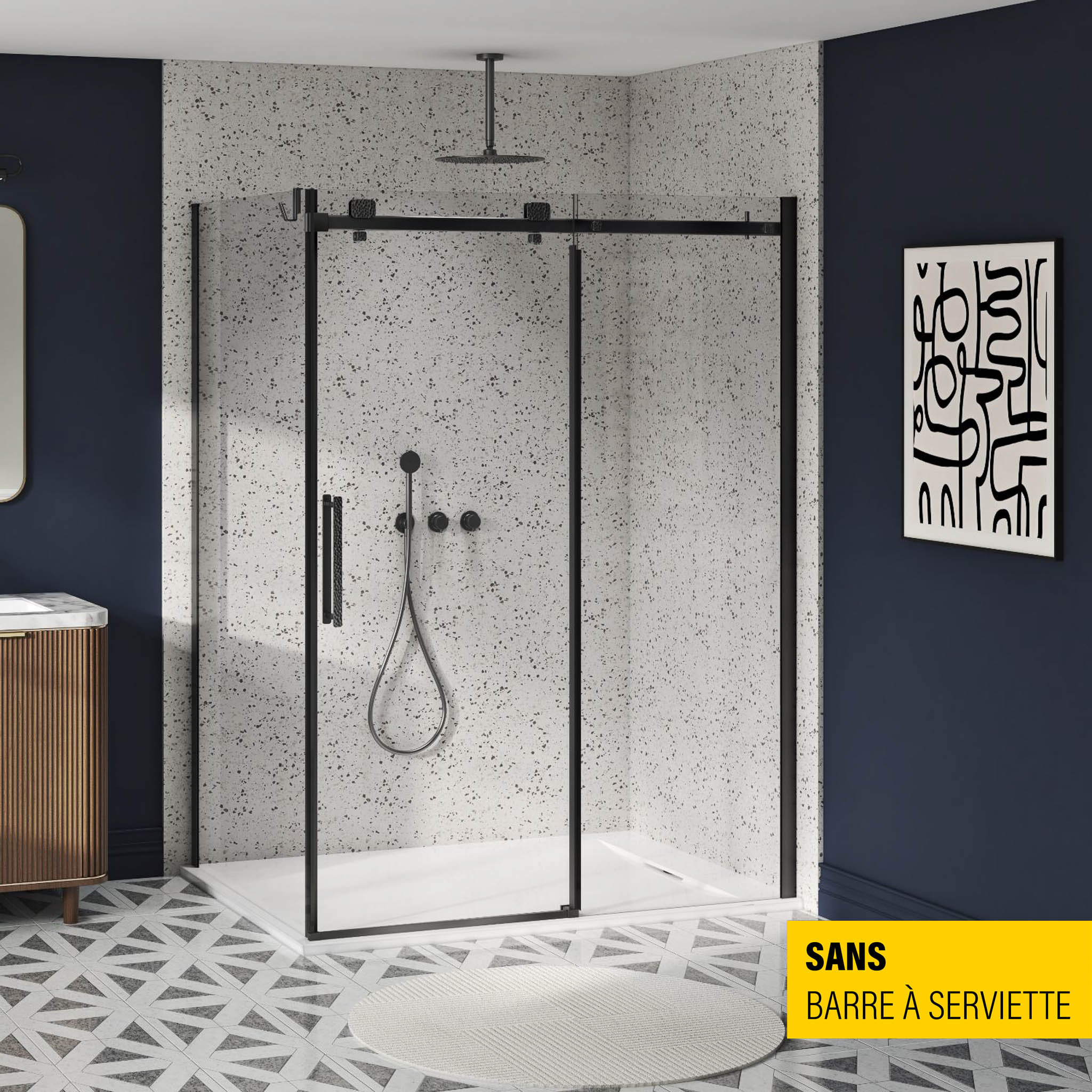 Porte de douche 60