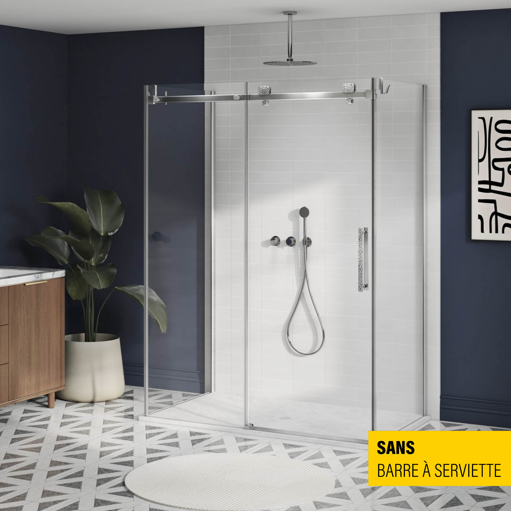 Porte de douche 60